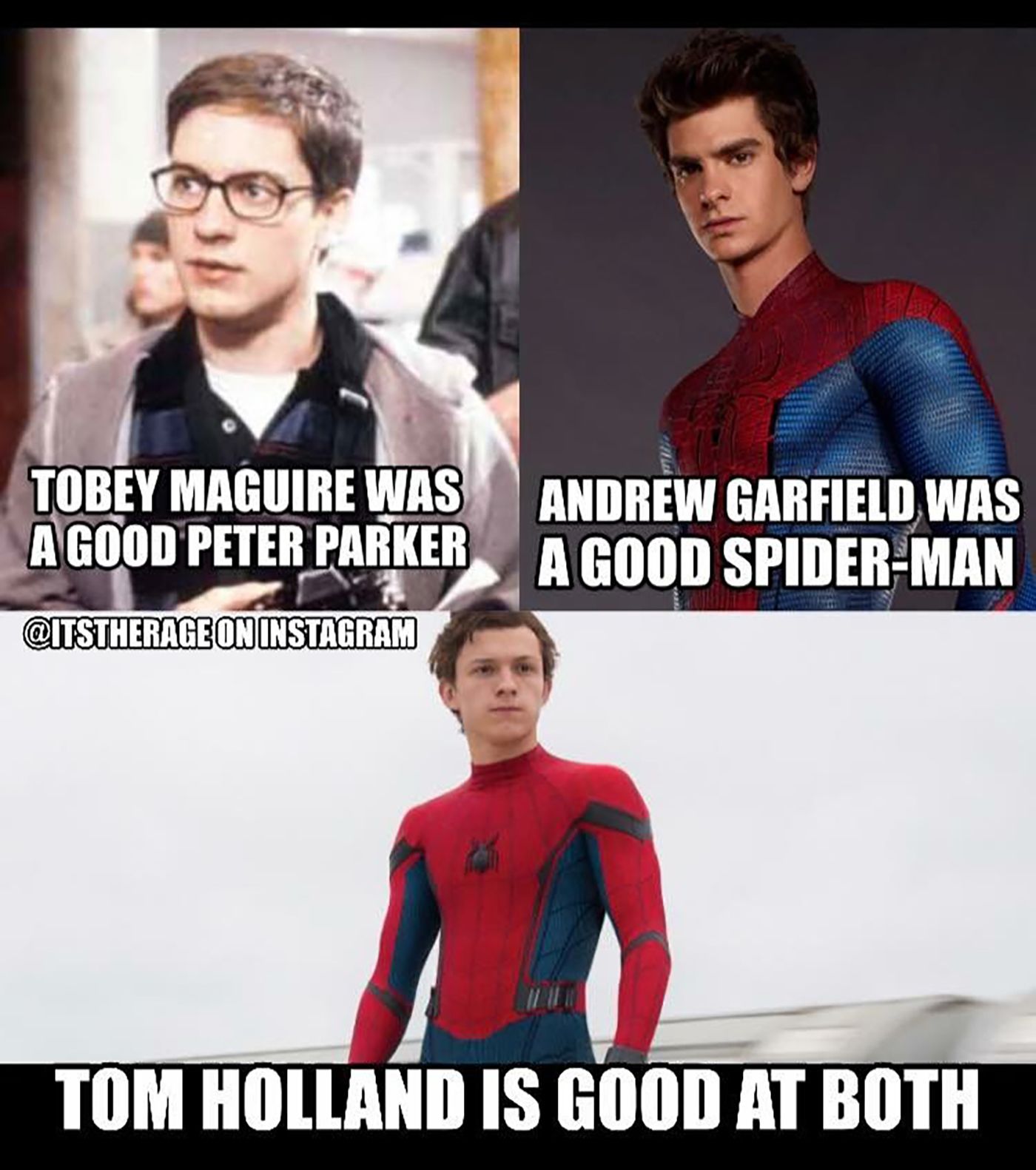 Spider-Man Peter Parker Maguire Garfield Holland