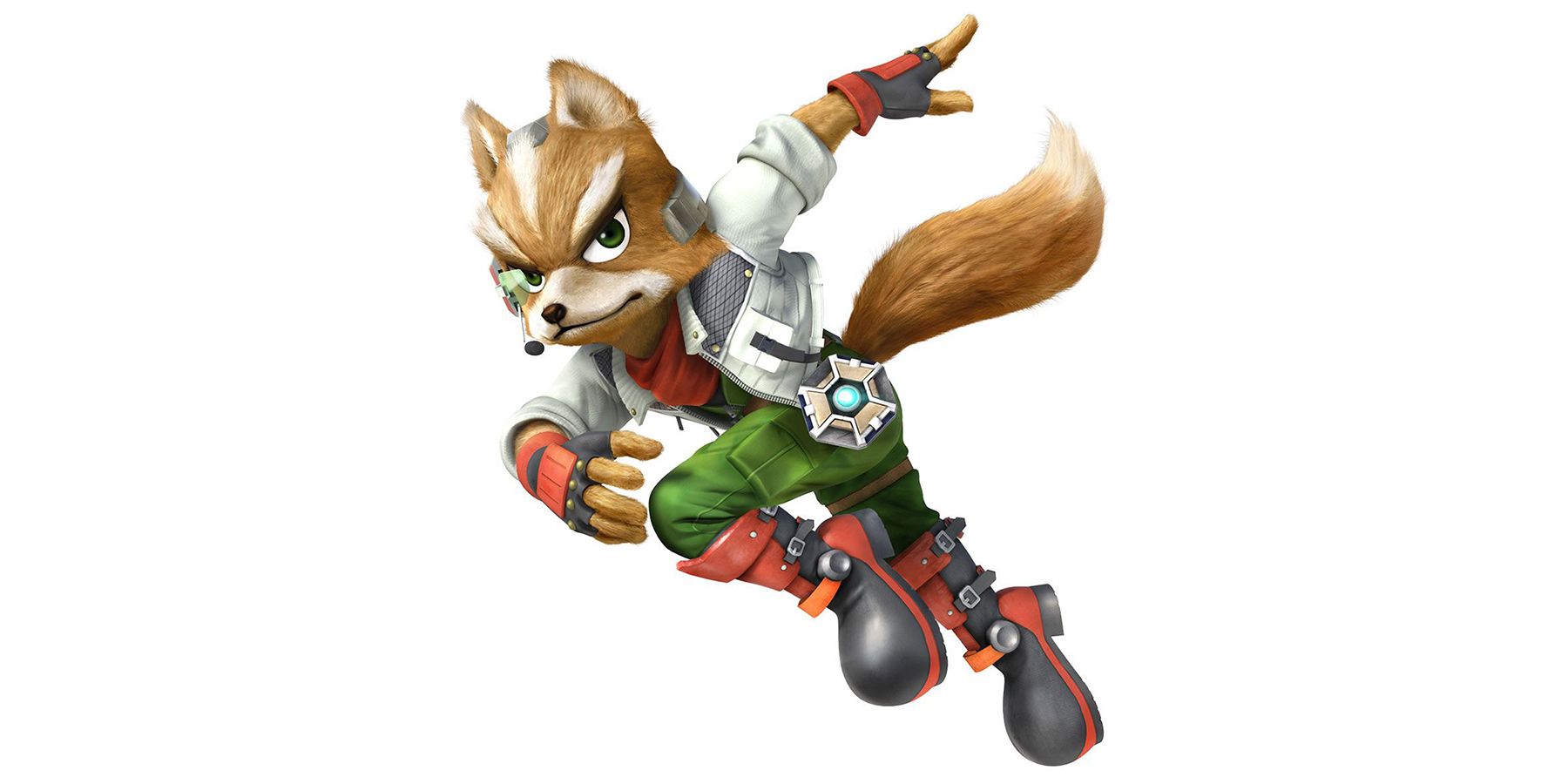 Fox McCloud from Star Fox as he appears in Super Smash Bros.