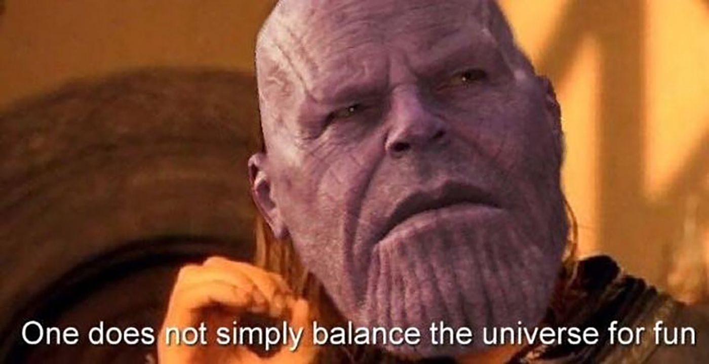 Thanos Balance Fun