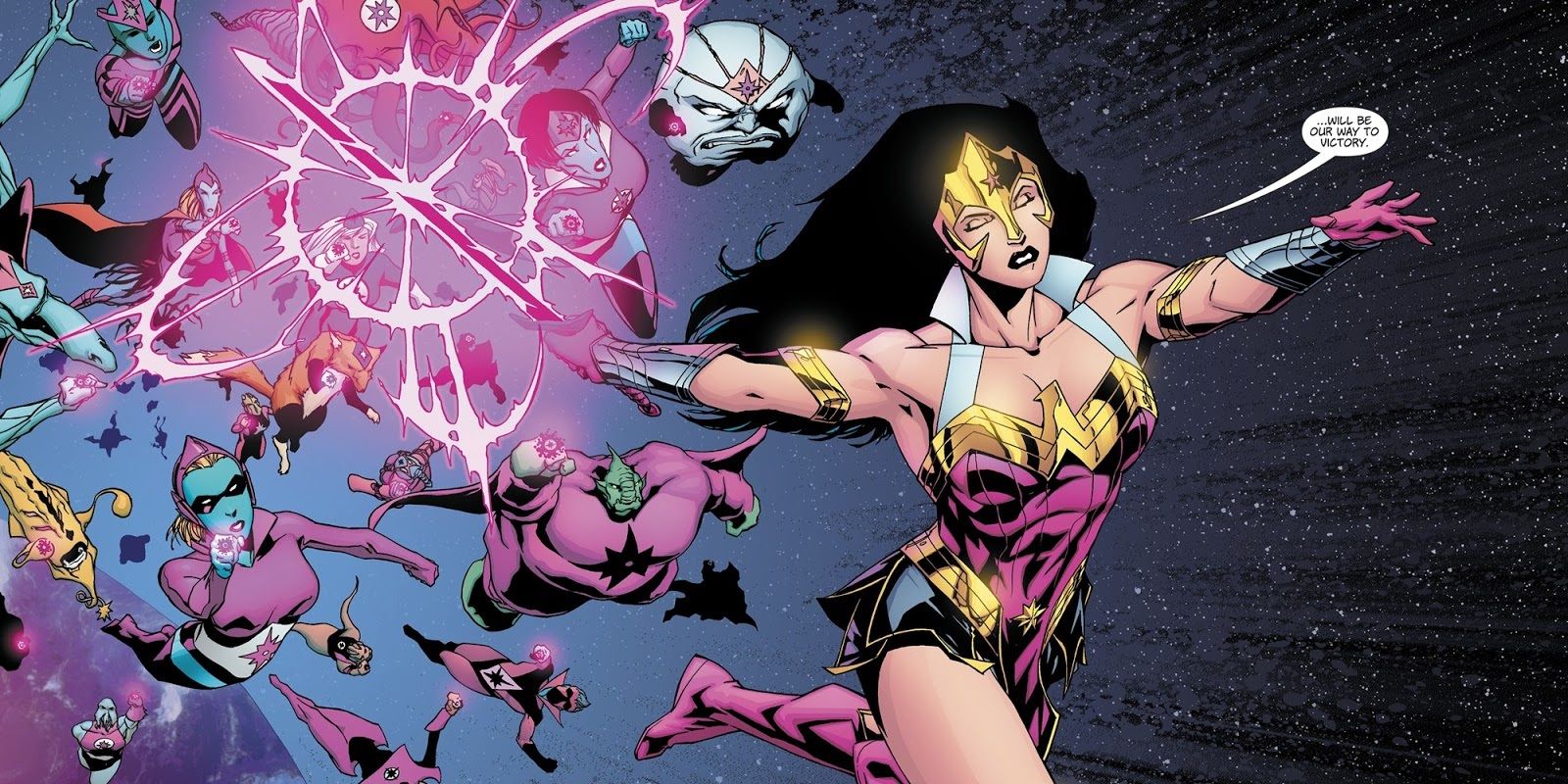 Wonder Woman Star Sapphire Corps male and female