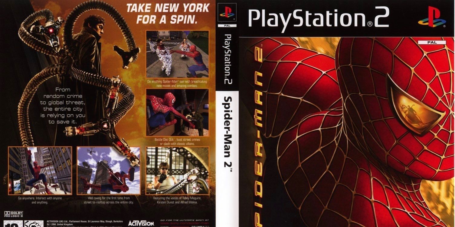 spider-man 2 game cover