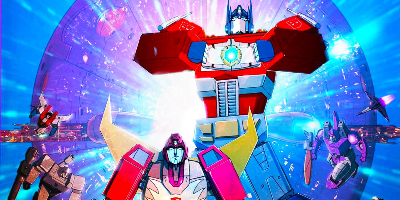 Optimus Prime and Rodimus with the Leadership Matrix in Transformers: The Movie
