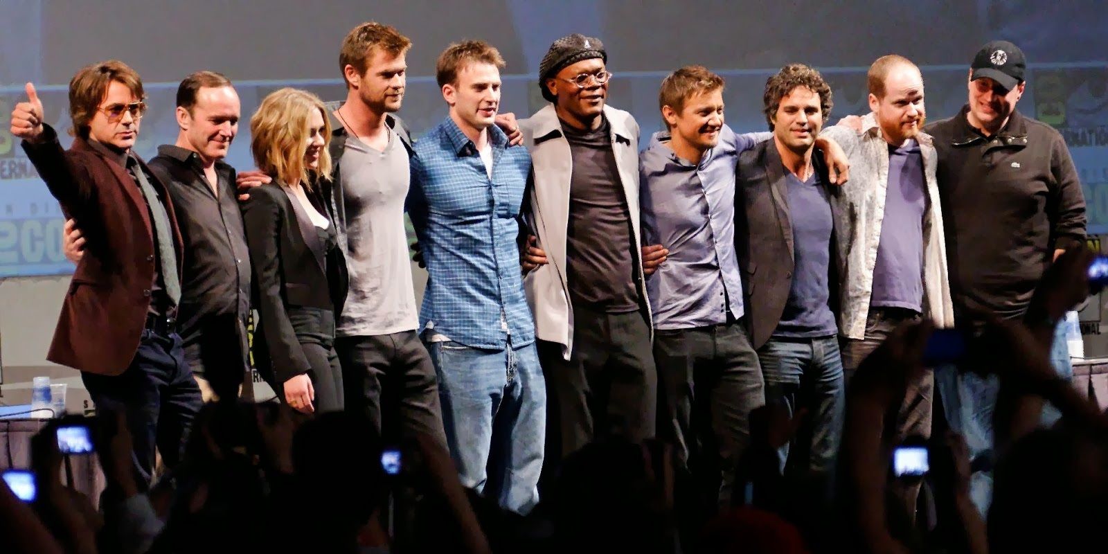 Avengers cast SDCC