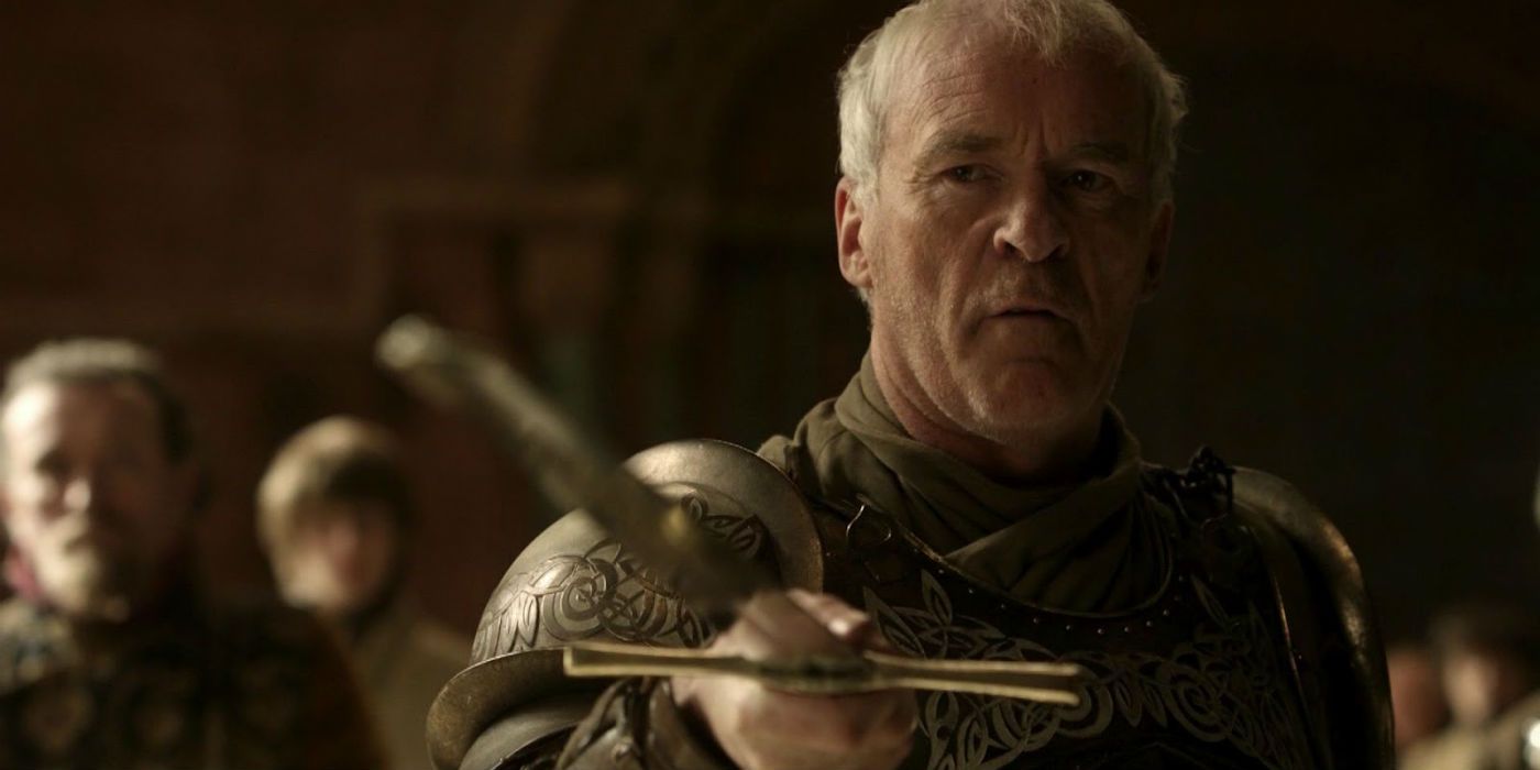 Barristan Selmy with the Kingsguard in Game of Thrones