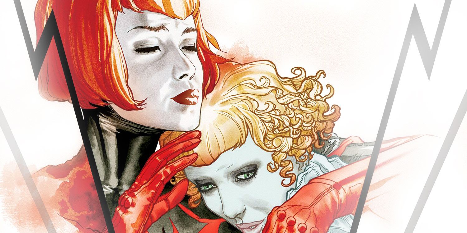 Batwoman and Alice embracing as reunited sisters