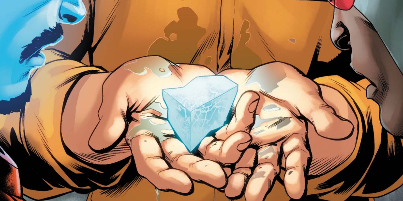 Barf vomits a Cosmic Cube fragment in Secret Empire