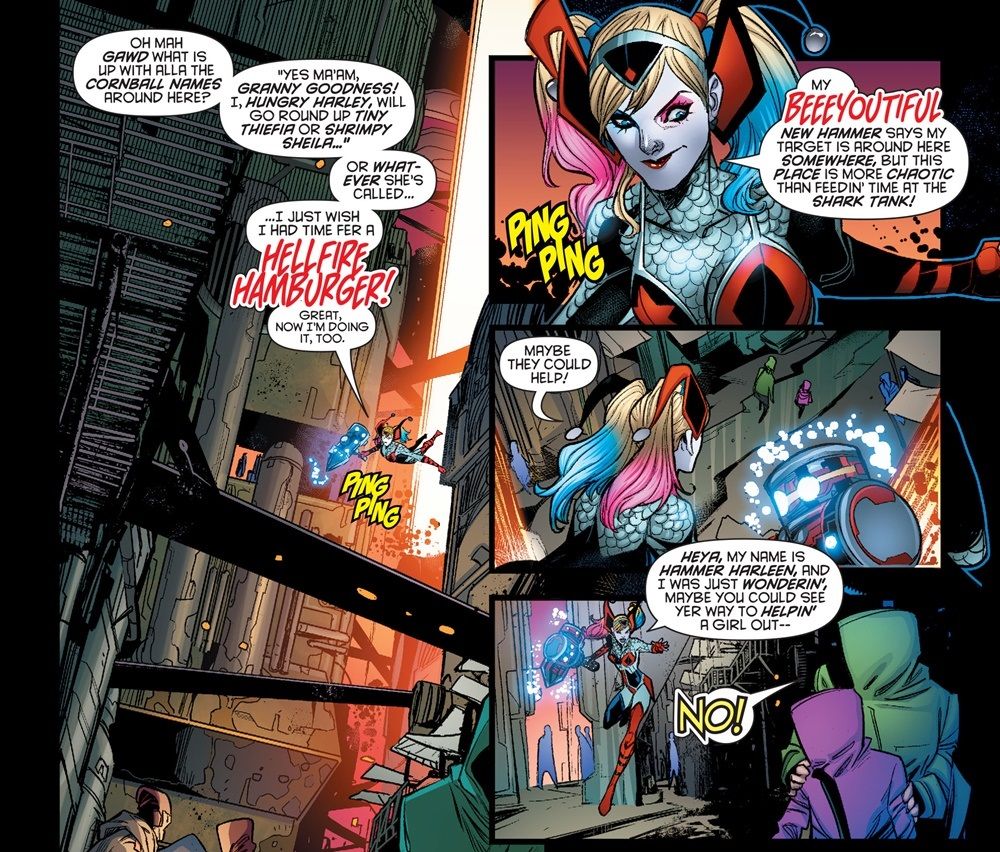 Harley Quinn Apokolips hammer Mother Box