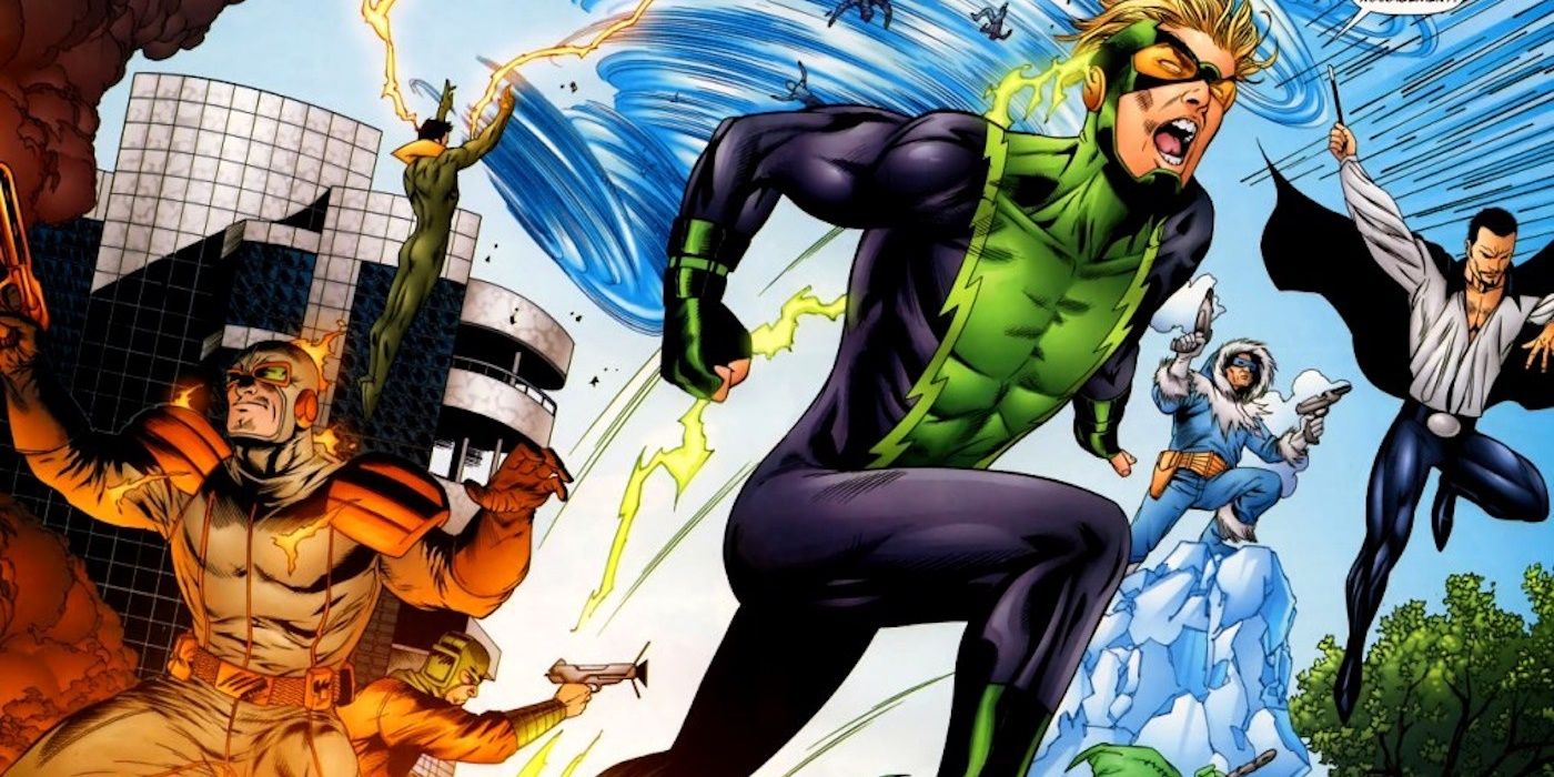 Inertia fights alongside the Rogues in Flash comics