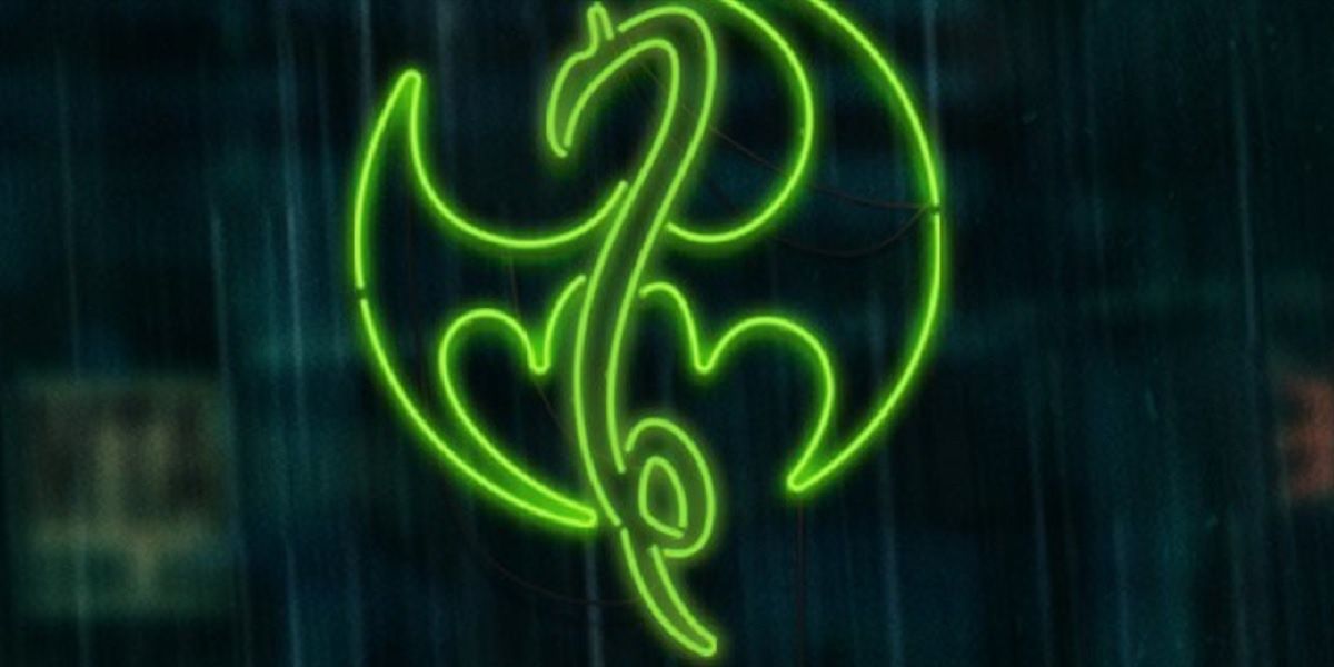 Netflix Iron Fist neon sign banner