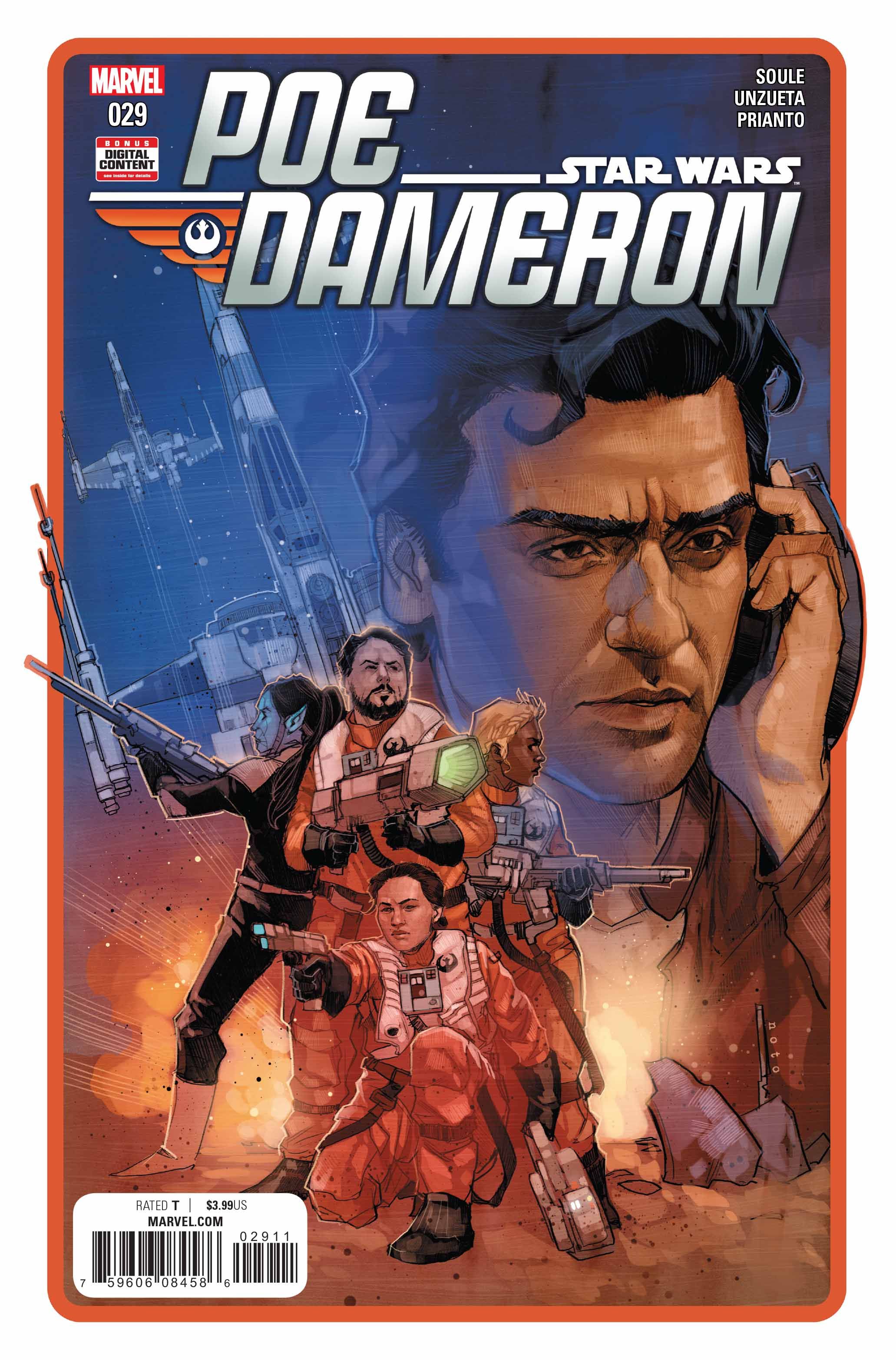 NM Star Wars MARVEL Comics Comic Book POE DAMERON #4