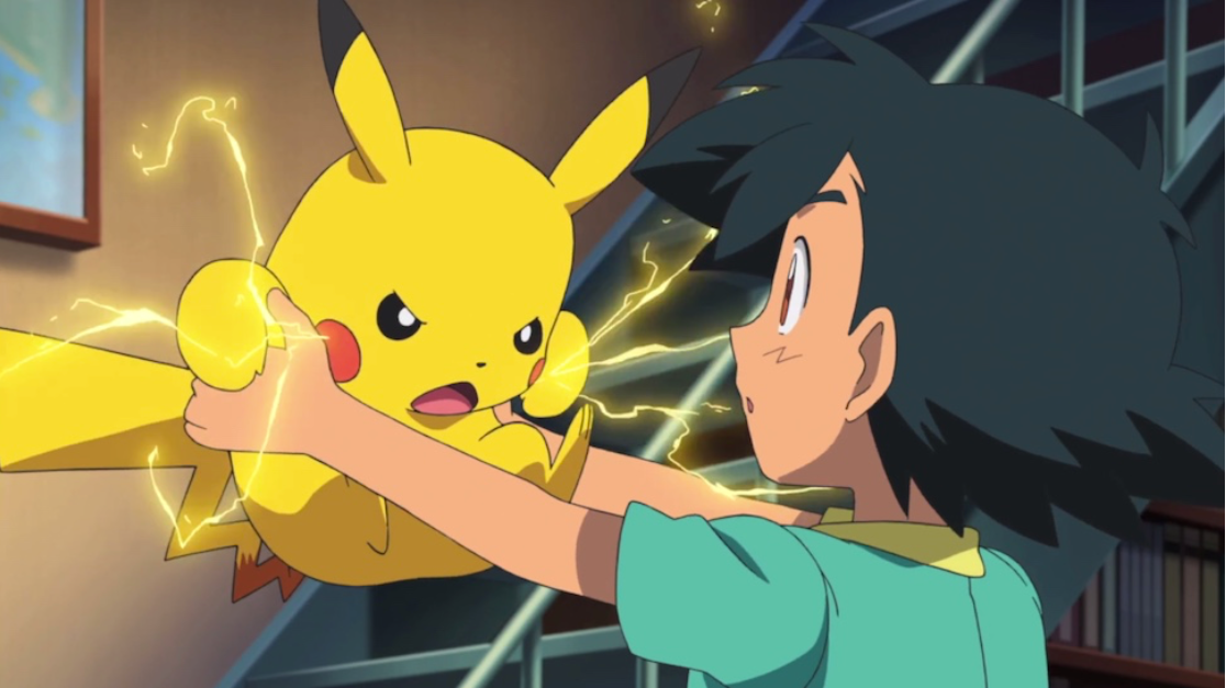 Ash meets Pikachu