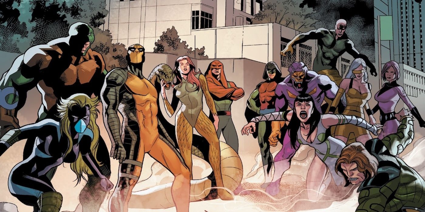 Marvel Comics' Serpent Society, snake-themed villains
