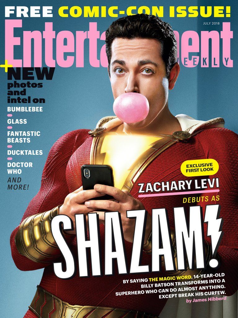 Shazam EW Comic-Con Issue Cover