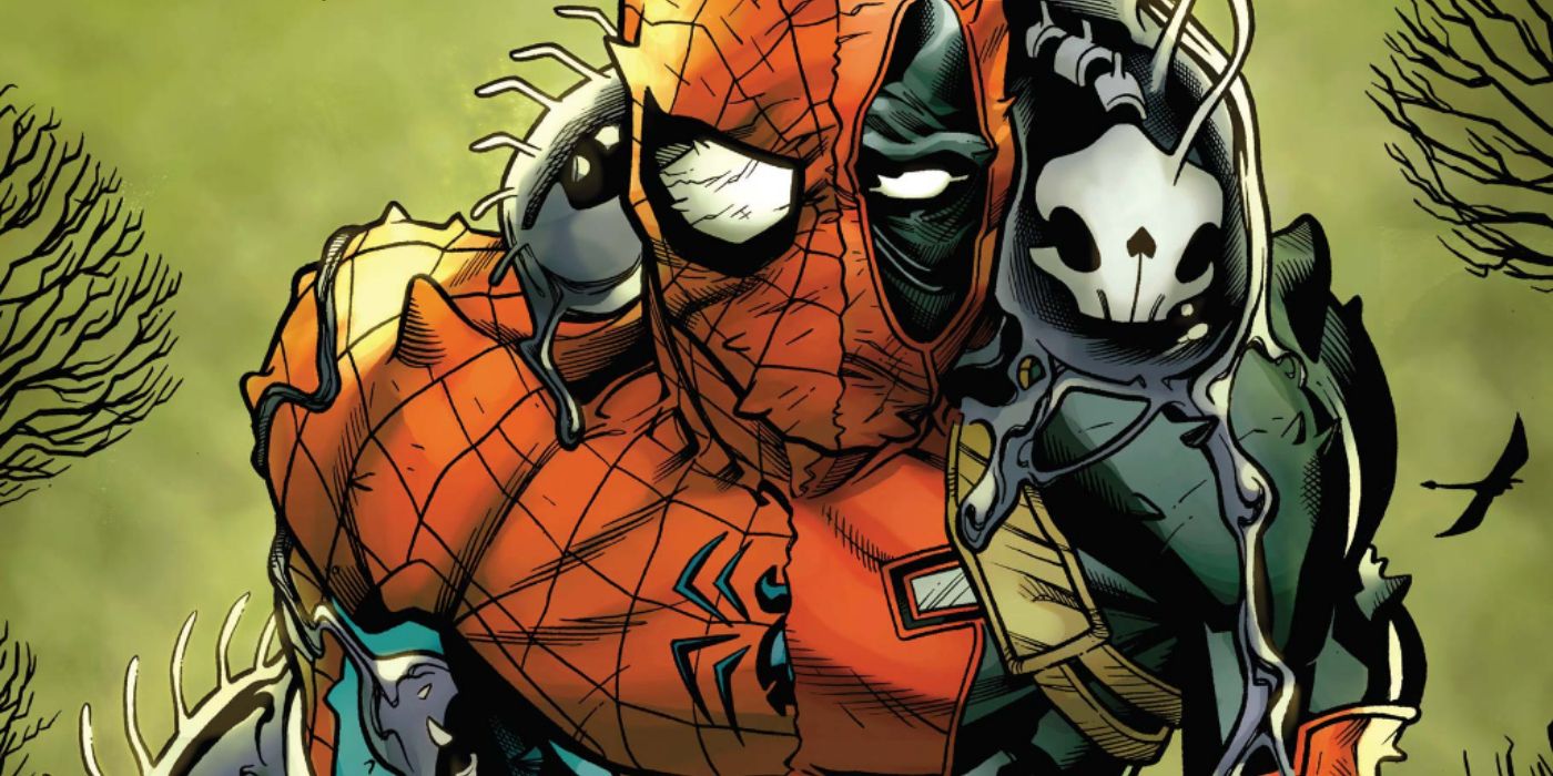 Spider Man Deadpool mashup weird world 