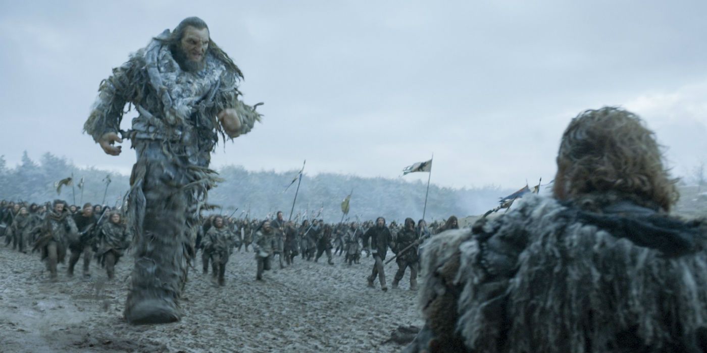 Wun Wun at the battle of the bastards in Game Of Thrones