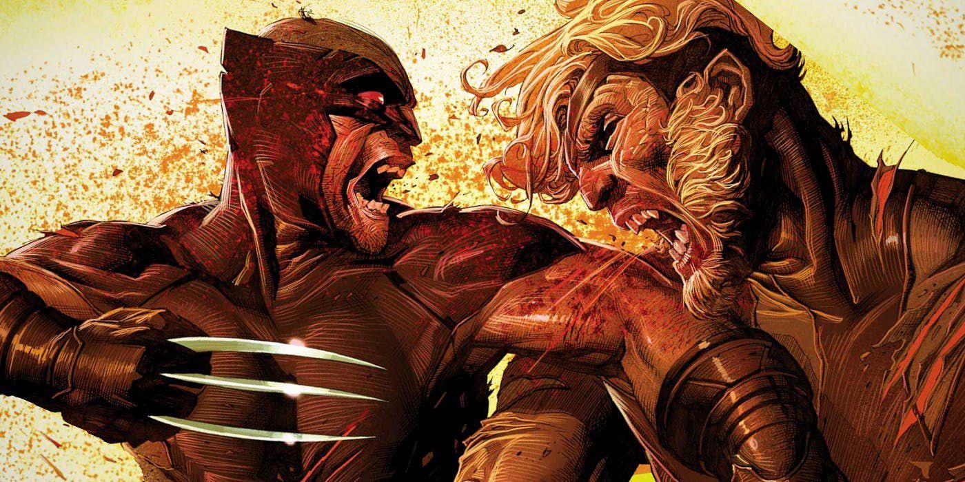 X-Force Wolverine Fights Sabretooth