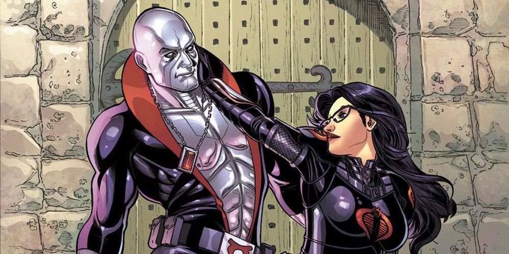 Baroness and Destro dancing together from G. I. Joe comics