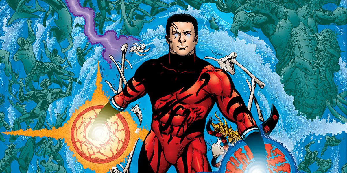 Garth, also known as Tempest, wielding magic in DC Comics