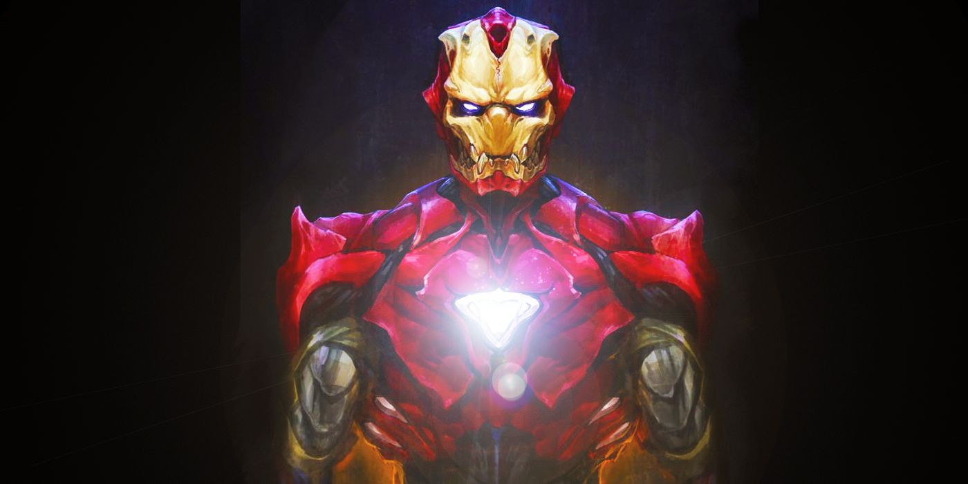 evil iron man armor