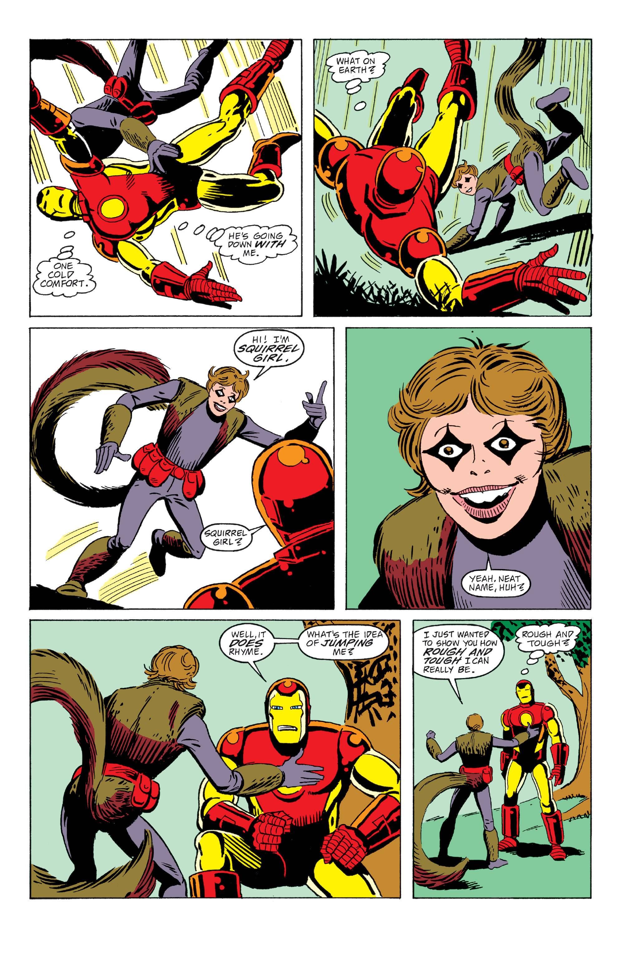 Squirrel Girl debut in Iron Man.