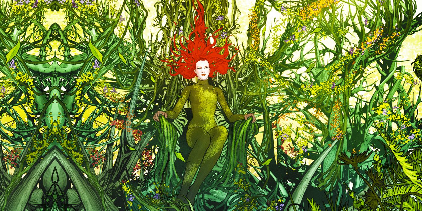 Poison Ivy surrounded by greenery