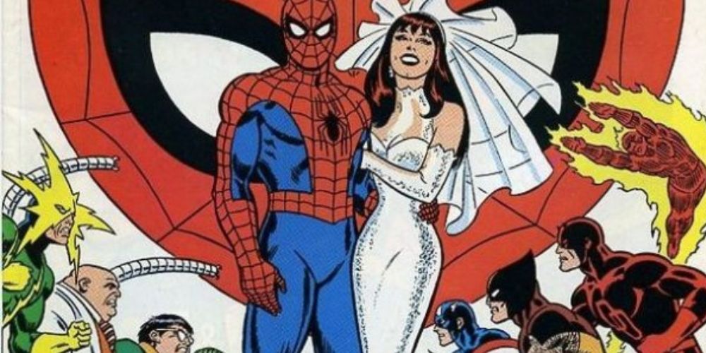 Spider-Man's marriage to Mary Jane keeps him grounded.