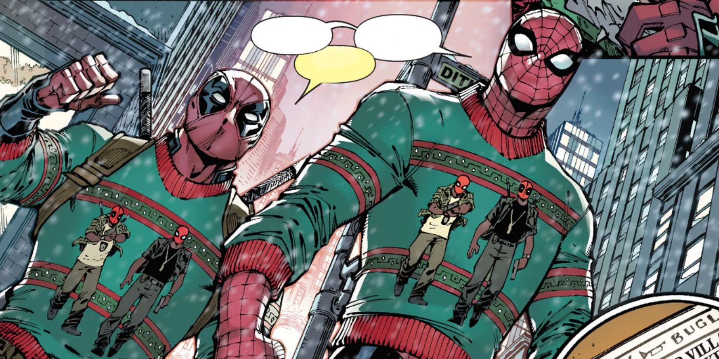 Deadpool and Spider-Man Bad Boys 2 Sweaters