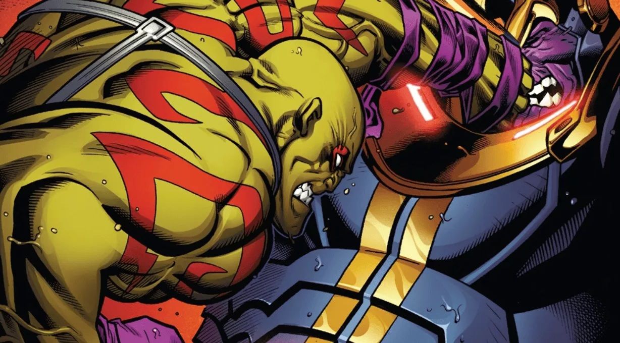 Drax Versus Thanos