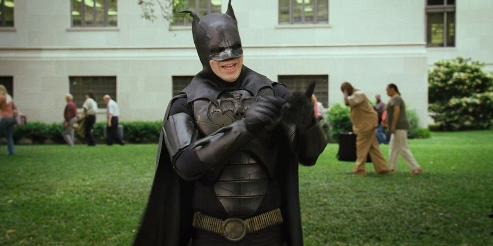 Ike Barinholtz as Batman in Disaster Movie