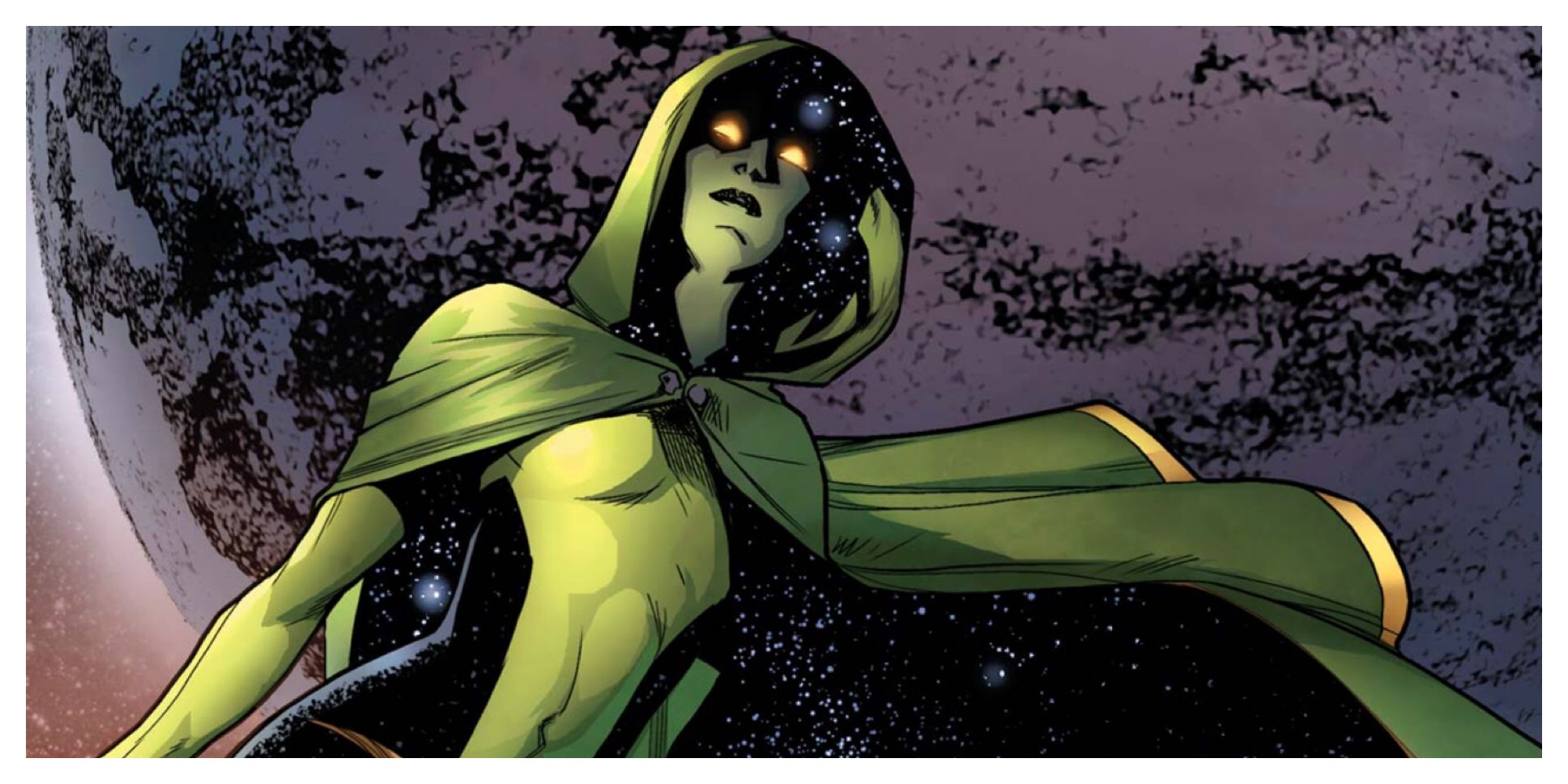 Gamora with Cosmic Power from the Black Vortex