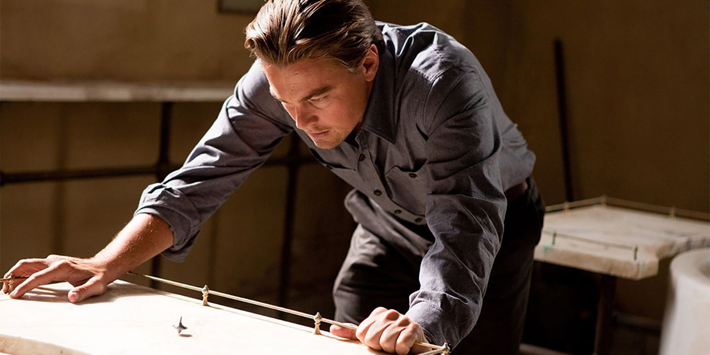 Leonardo DiCaprio Inception spinning totem