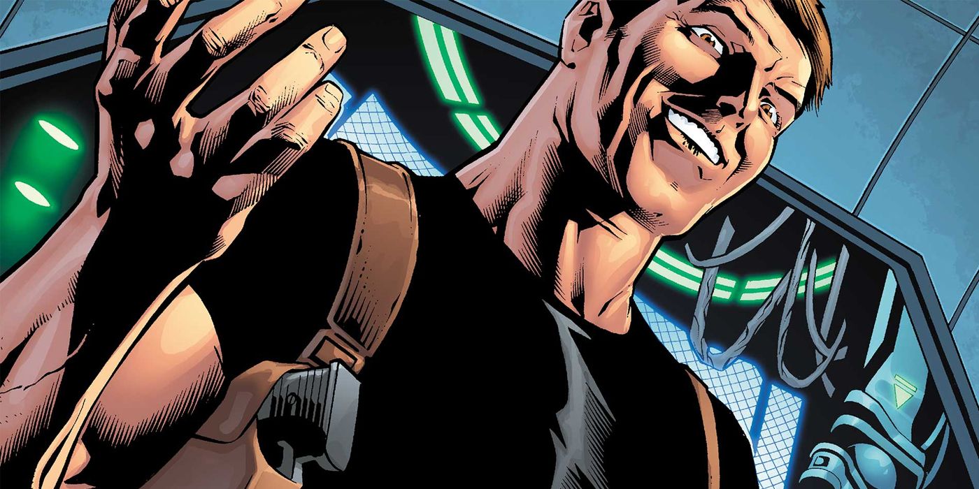 Maxwell Lord with a devious grin