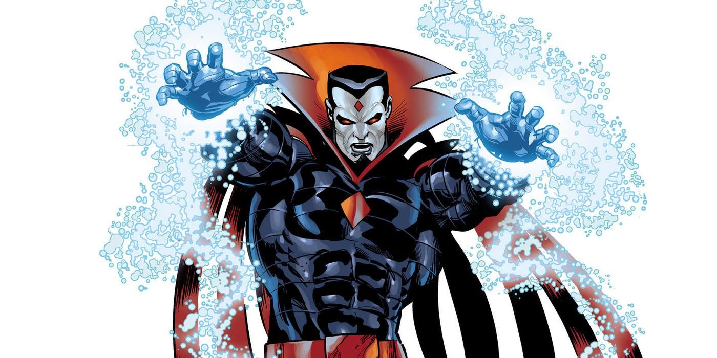 Marvel Comics' Mr. Sinister, his hands aglow with energy