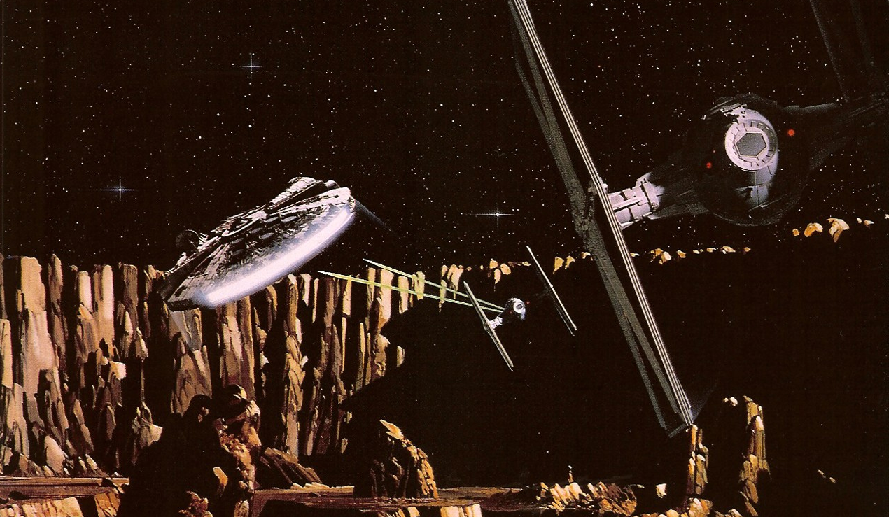 Star Wars asteroid field