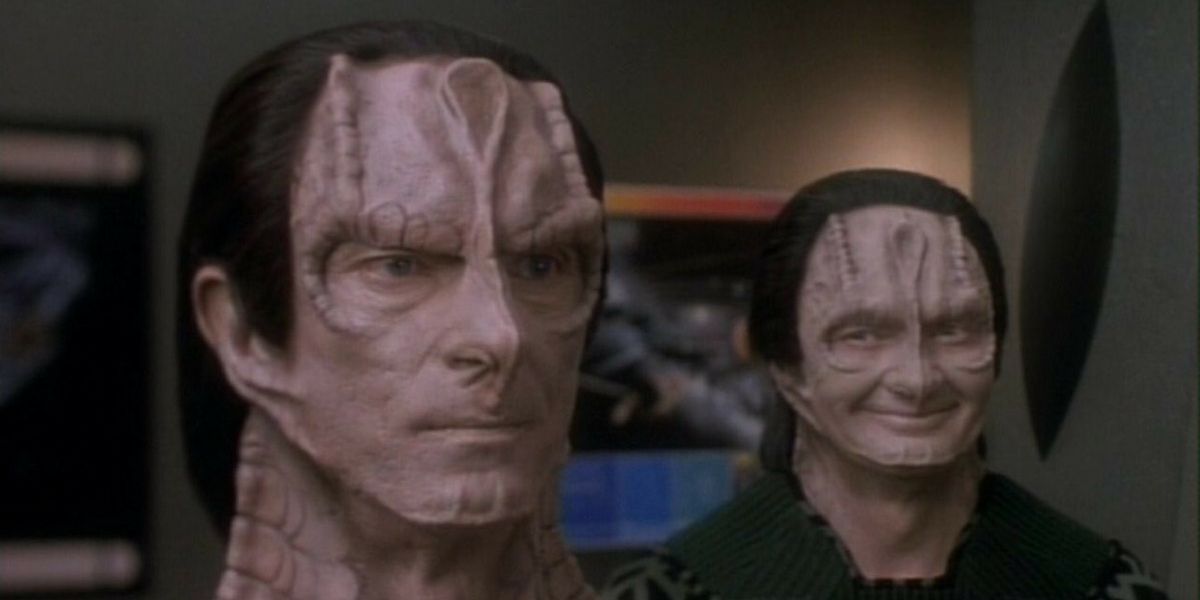 Cardassians Gol Dukat and Garak from Star Trek: Deep Space Nine
