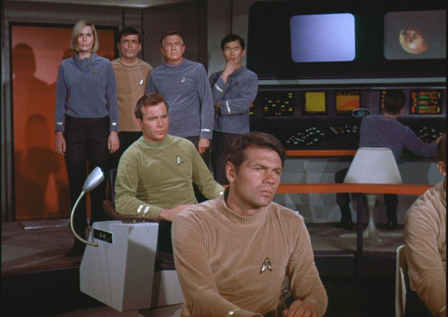 Kirk's first Enterprise crew