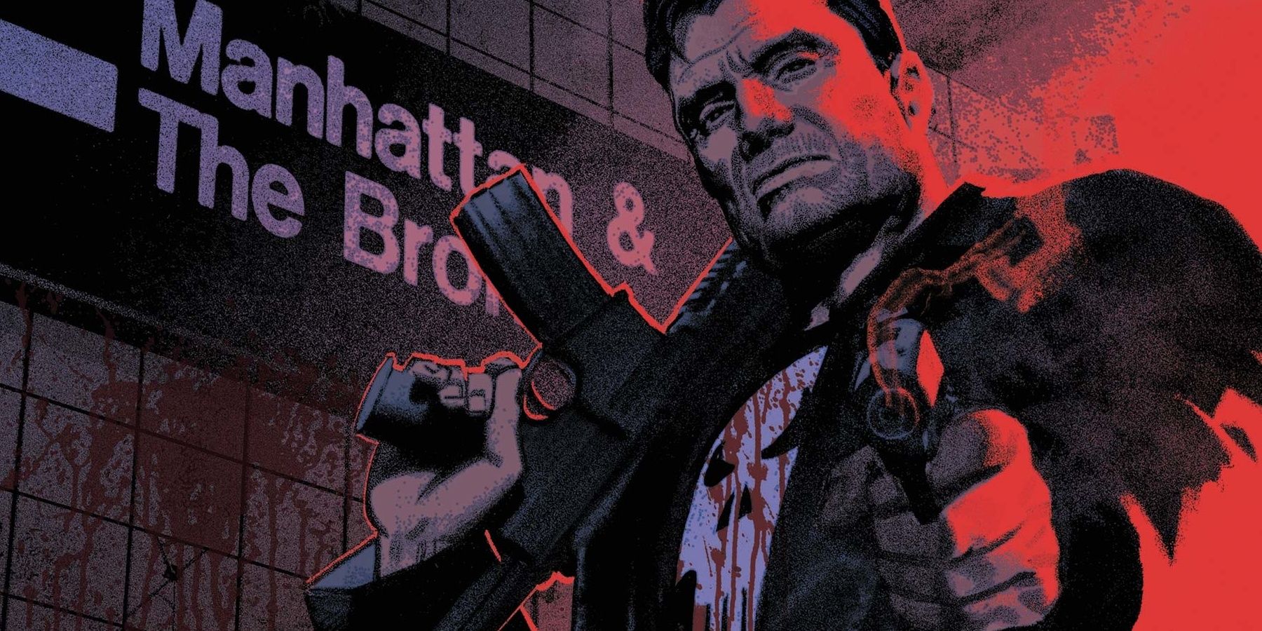 The Punisher new series cover header