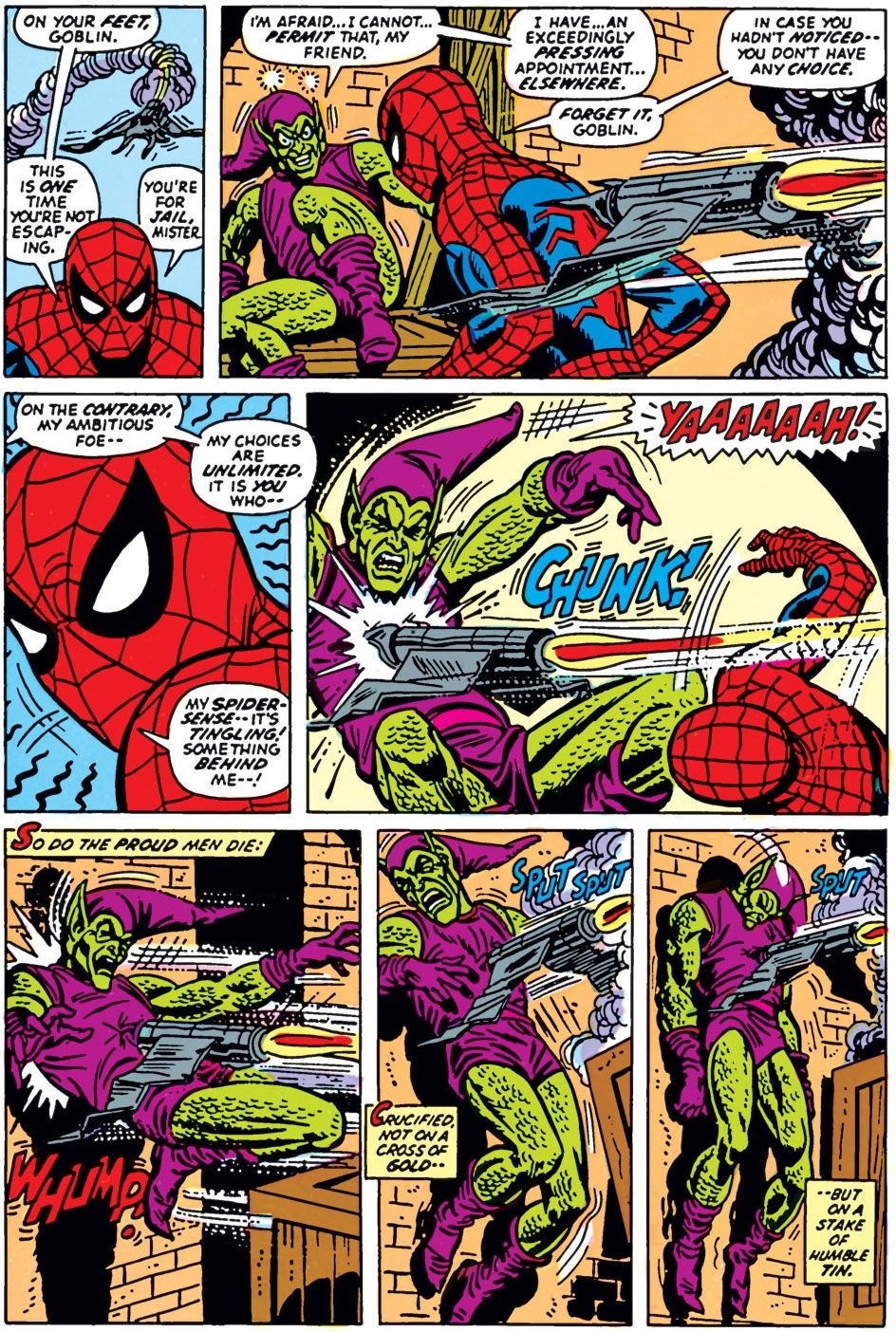 The Green Goblin is killed