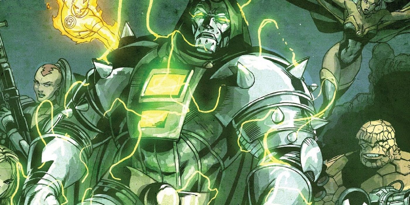Doctor Doom's vibranium armor from Marvel Comics