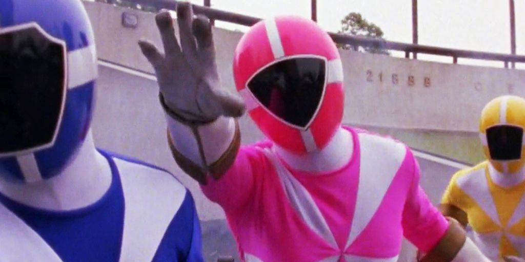 Dana Mitchell as the Pink Ranger