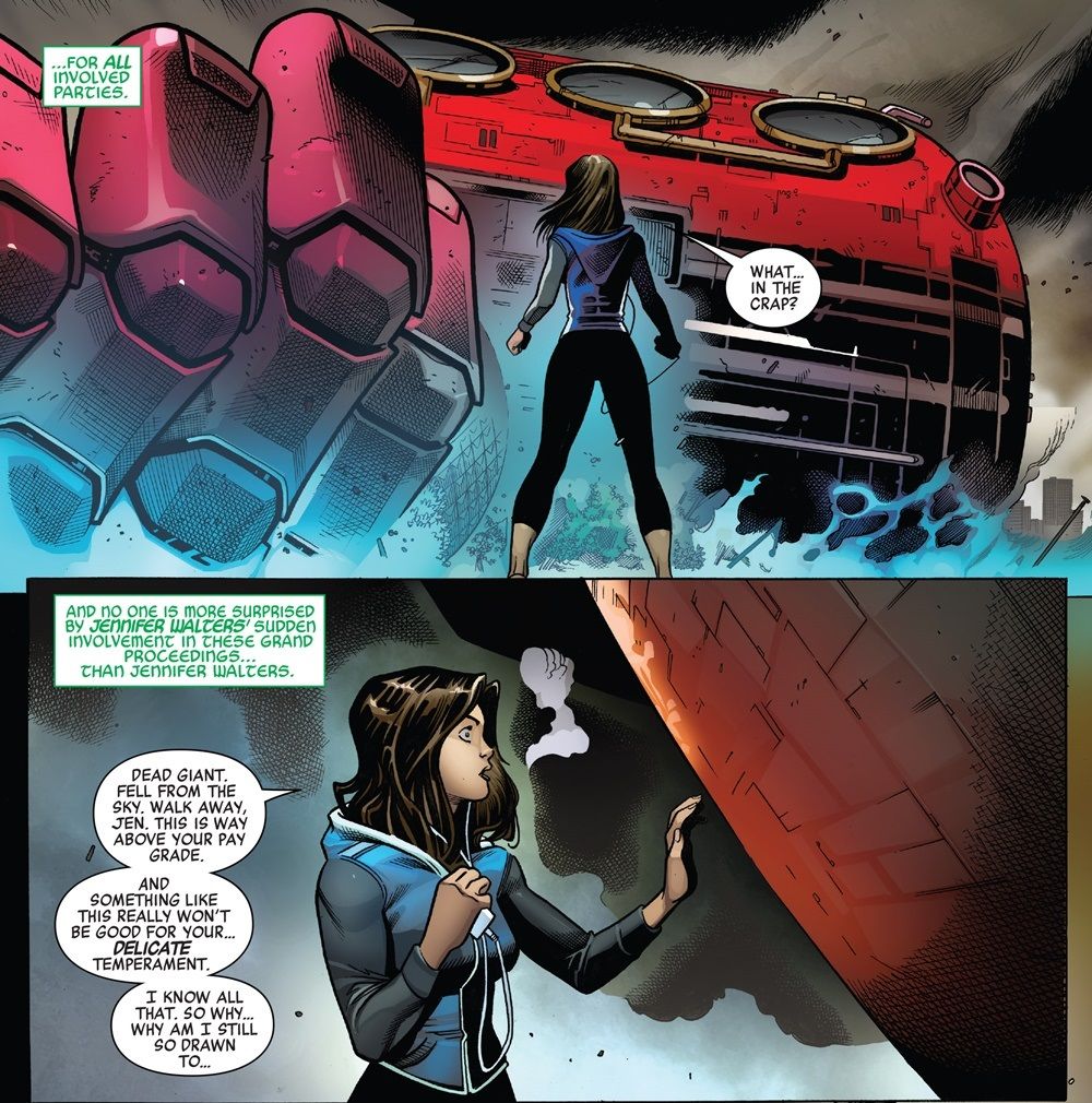 Avengers 2 Jennifer Walters Hulk Celestial encounter