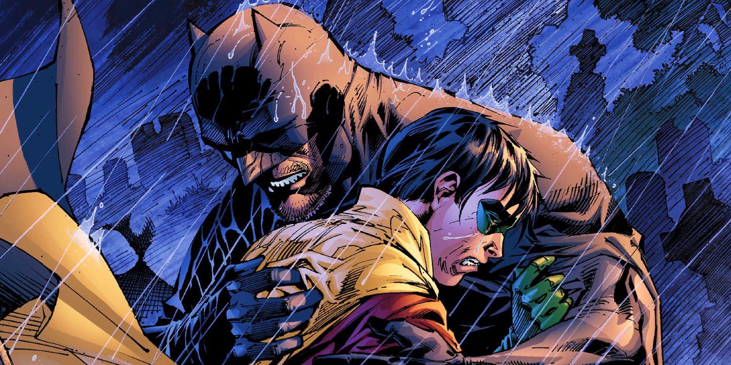 Batman-Dick-Grayson-Robin-Hug-Crying