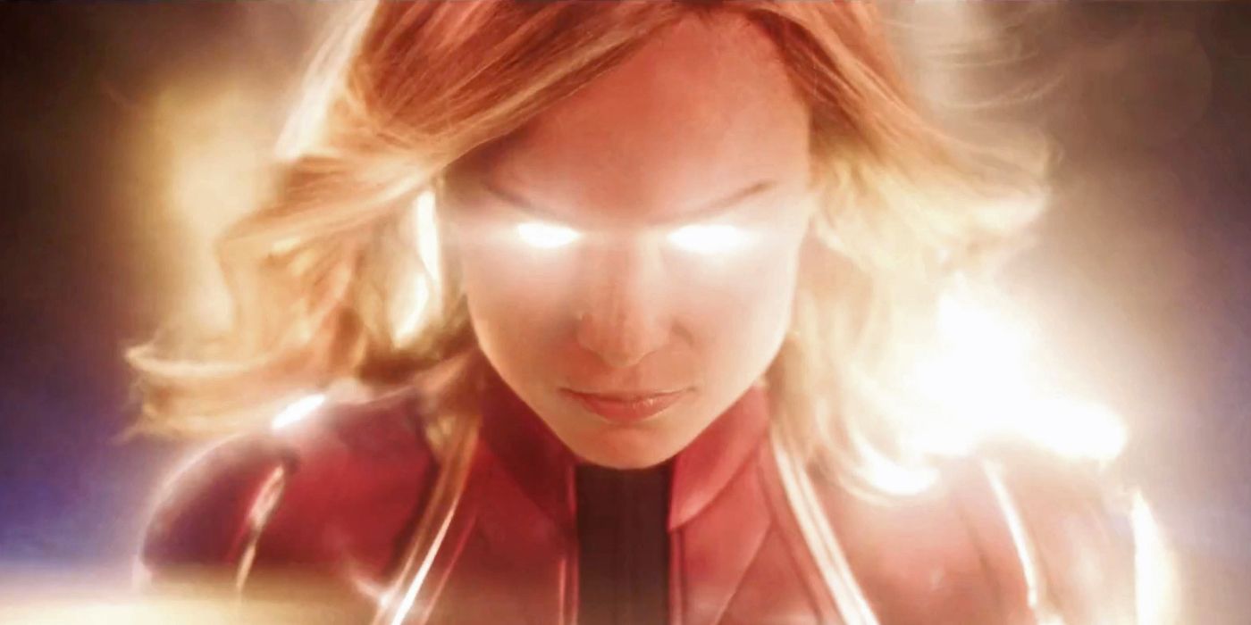 Captain Marvel Brie Larson Powers Up Glow