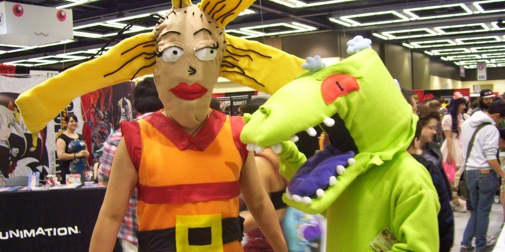 Cynthia and Reptar cosplay