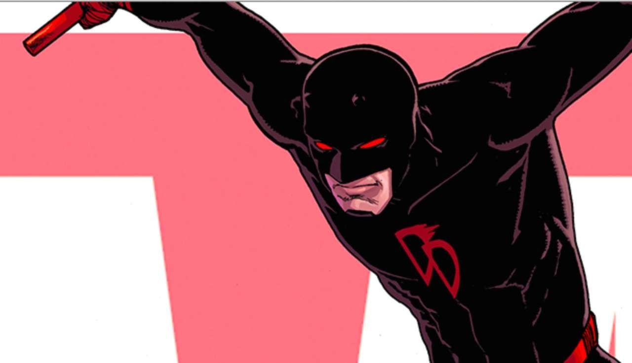 Daredevil black and red costume