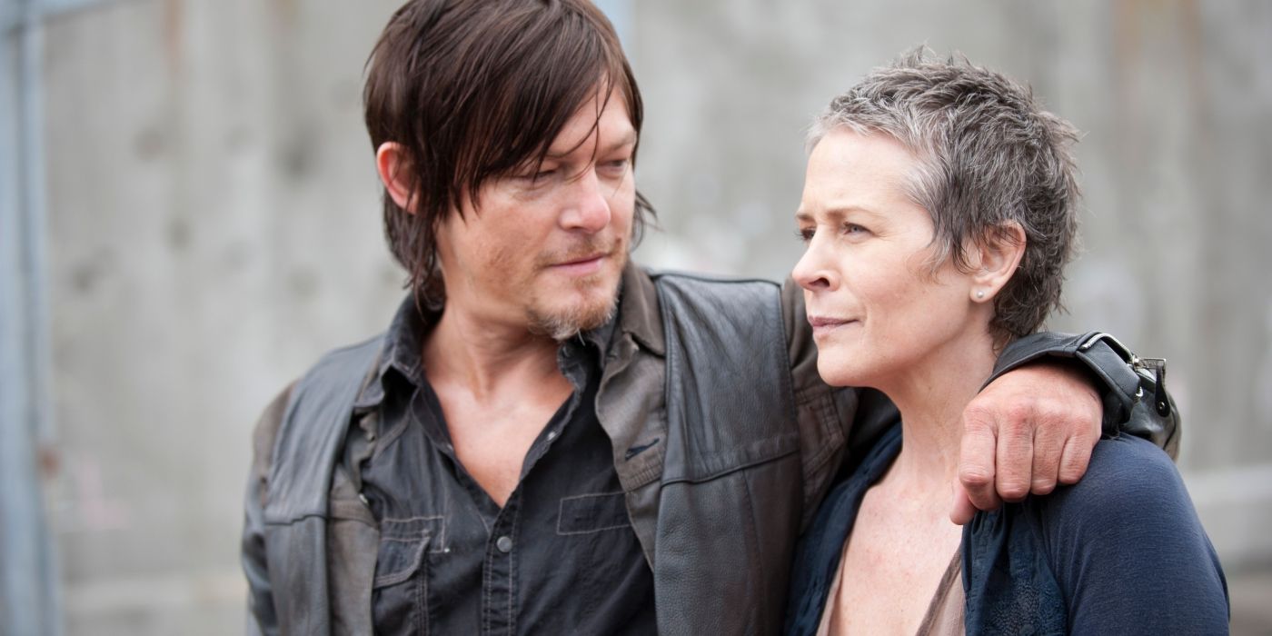 Daryl and Carol on The Walking Dead