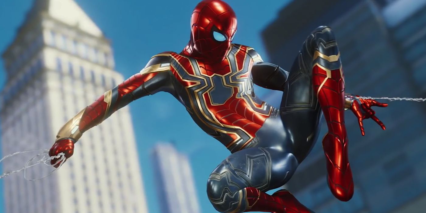 PS4 Spider-Man Iron Spider Suit