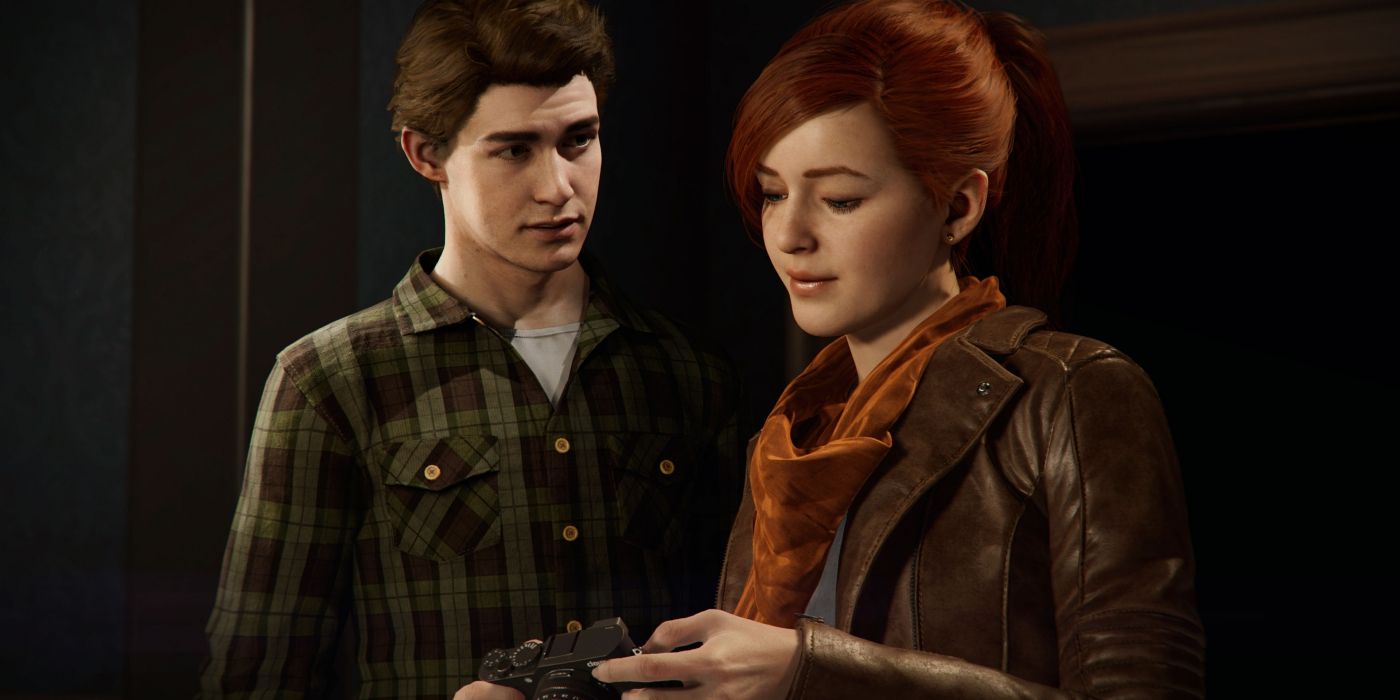 Peter and MJ in Spider-Man PS4