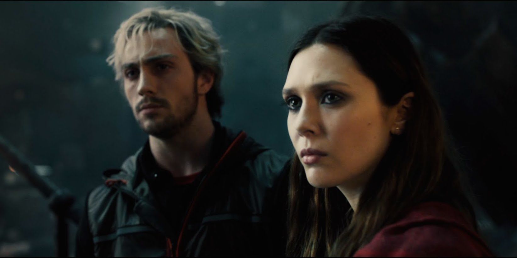 Quicksilver and Scarlet Witch in Avengers- Age Of Ultron