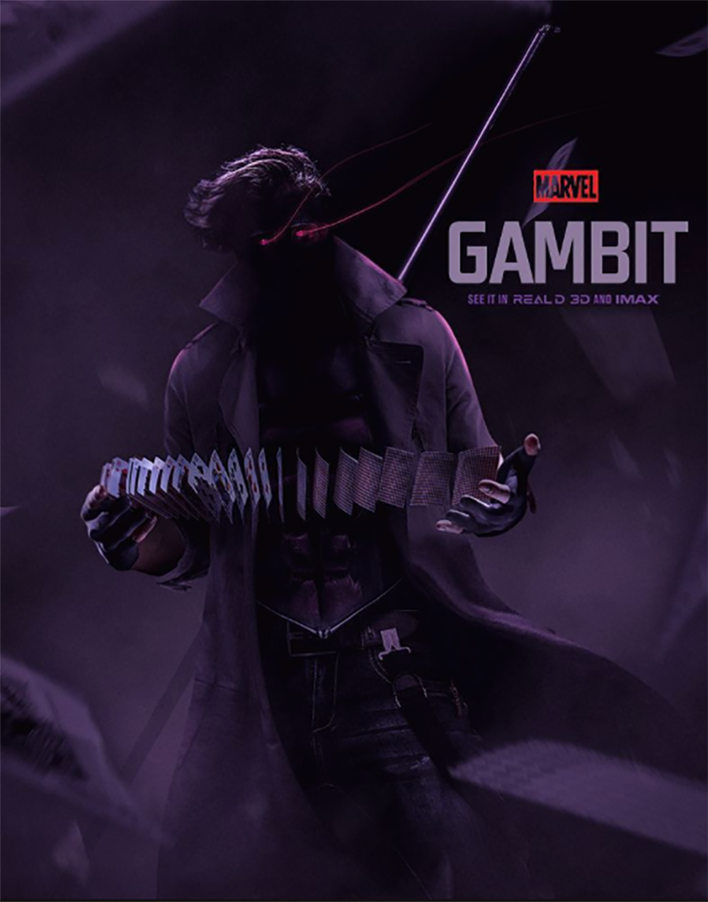 Gambit movie fan poster